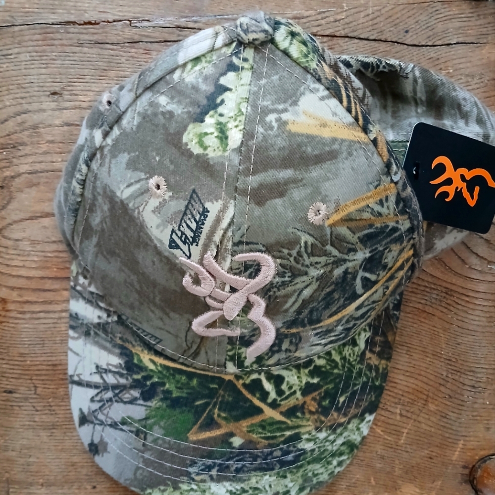 Browning Mens Camo Cap New With Tags